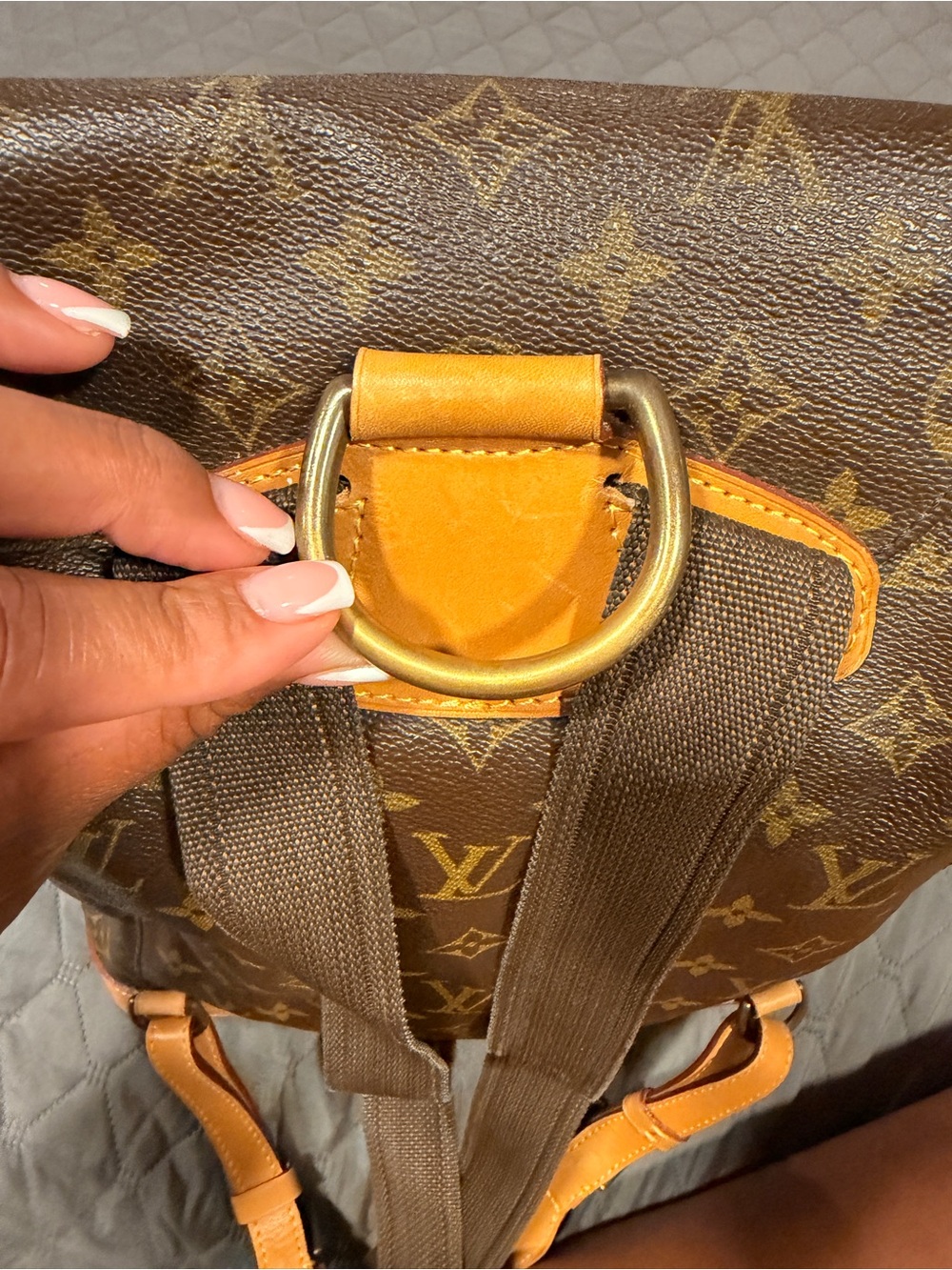 Louis Vuitton Montsouris GM Canvas Backpack - Picture 10 of 16